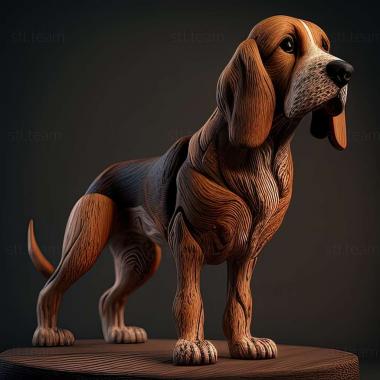 3D model The Finnish Hound dog (STL)